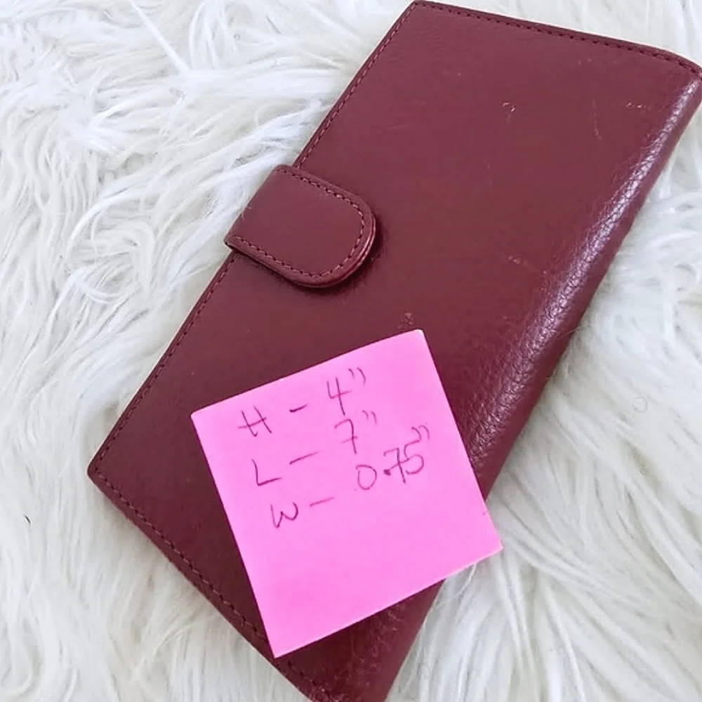 Classy Red Genuine Leather Wallet 🌴